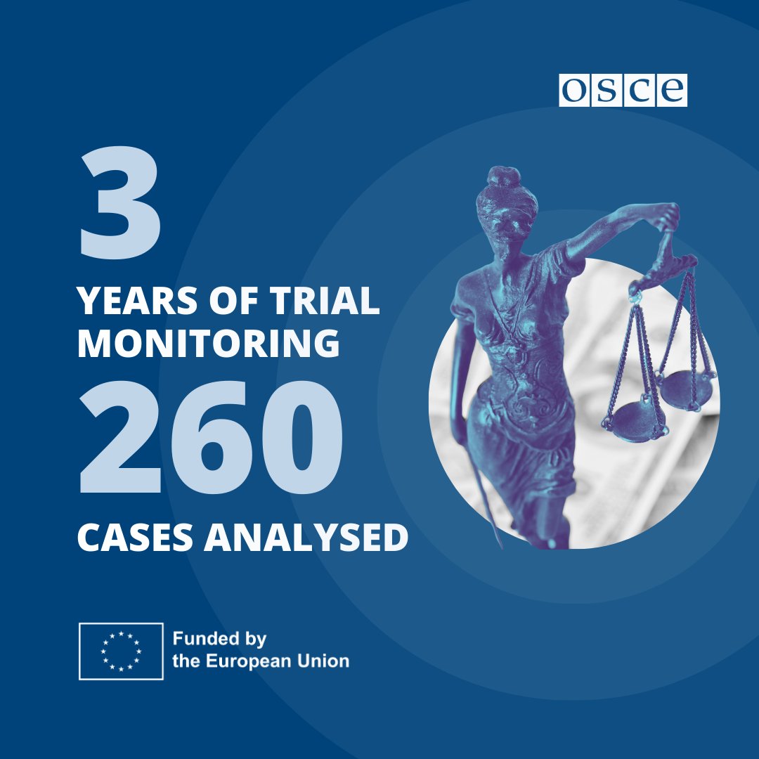⚖️The OSCE is about to share findings from following 260 cases of serious organised crime and corruption in the Western Balkans. Read this insider blog post & mark your calendars for the report release on June 5 📅👉 bit.ly/4byvEx6

#RegTrialMonitoring #EUenlargement