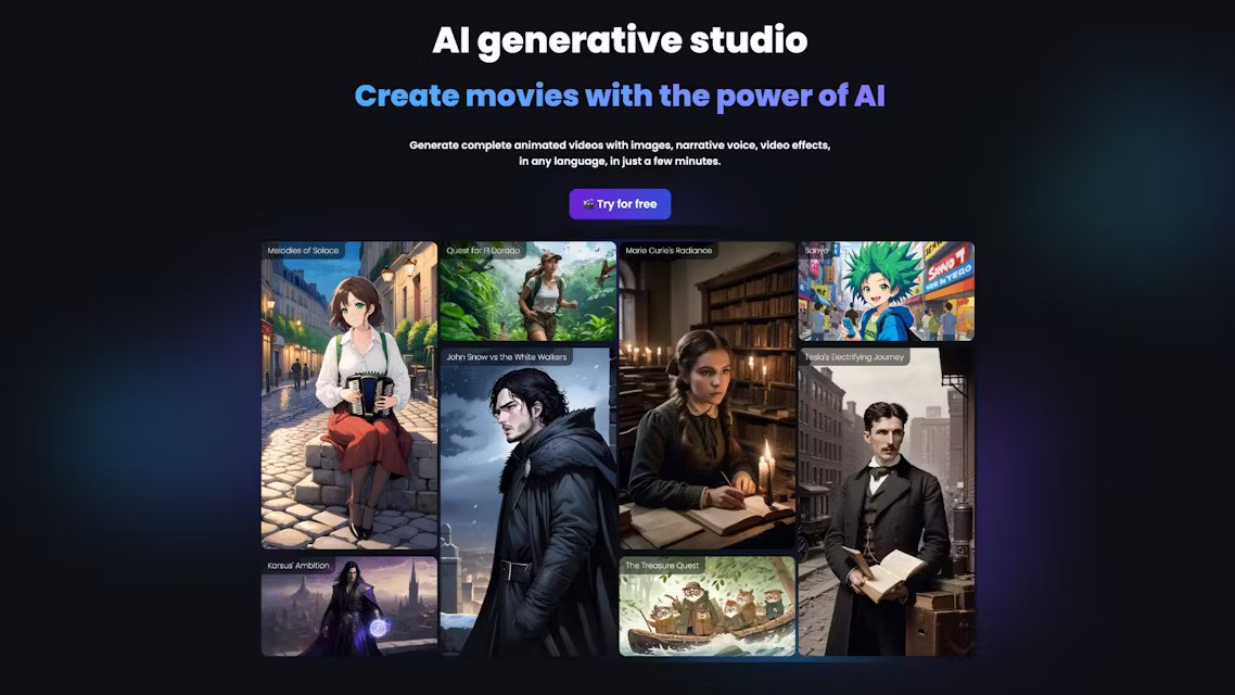 Side project for sale! - $30,000 USD - check out THE FABLE STUDIO - AI generative studio - AI-powered storytelling platform for creating interactive & engaging narratives - sideprojectors.com/project/42914?…