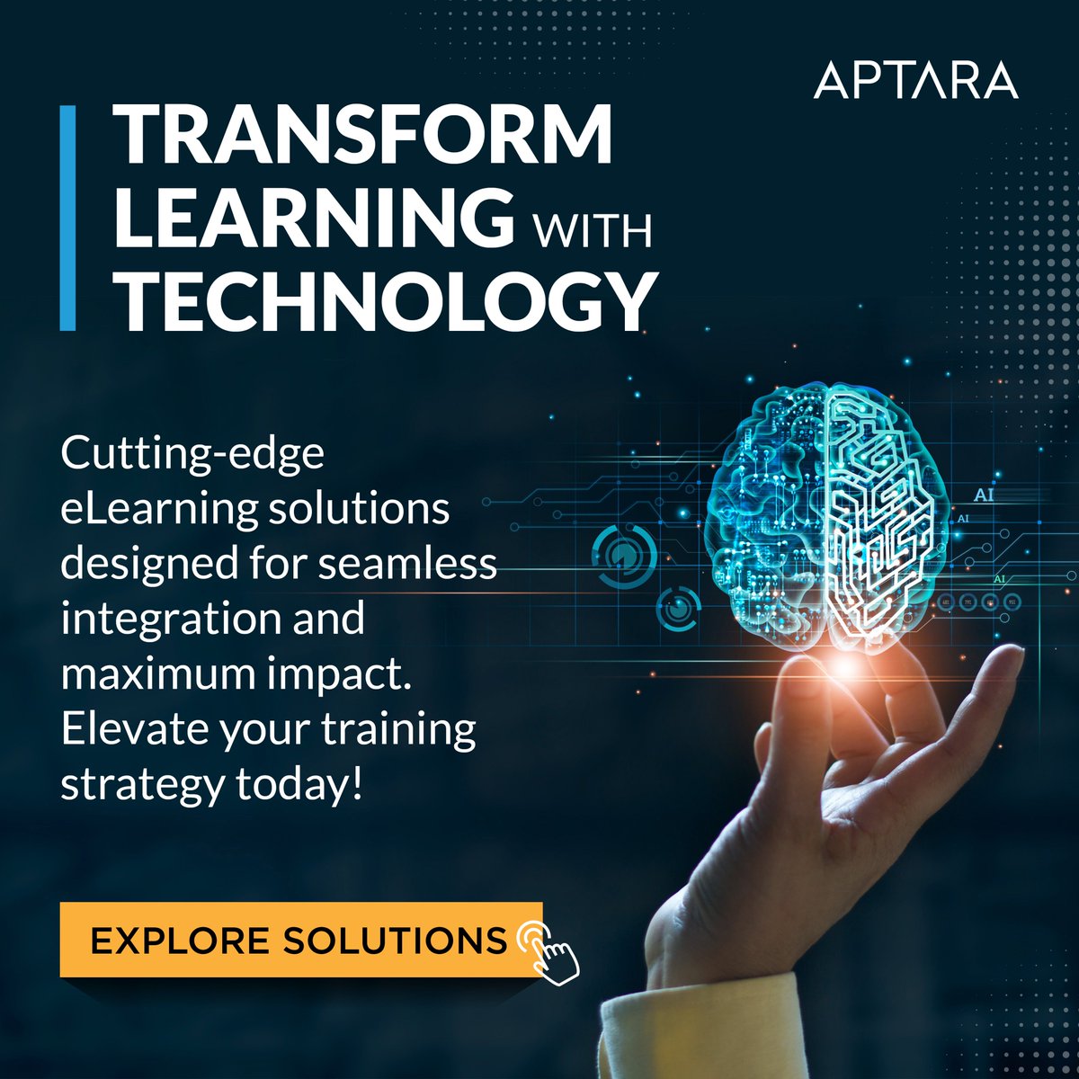 Revolutionize your training strategy with Aptara's cutting-edge eLearning solutions. Seamlessly integrate technology to deliver impactful learning experiences. 🚀📘
#Aptara #eLearning #TrainingSolutions #EdTech #EducationalInnovation 
lnkd.in/dkERGM5s