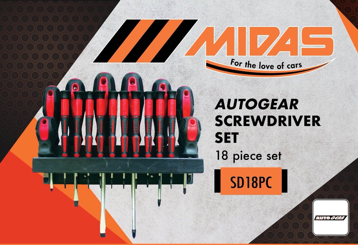 Autogear Screwdriver Set - available in-store.

☎️ (011) 789-4411 / (011) 036-0200
📩 marco@midasrandburg.co.za 

‼️ All products and prices only apply to Randburg Midas on Bram Fischer Drive at 📌 191 Bram Fischer Drive, Randburg 🔗 bit.ly/2NuN4lm

#randburg #autoparts