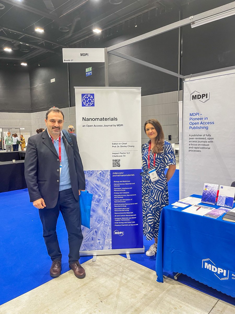 A pleasure to meet Dr. Filippo Giubileo, one of our Editorial Board Members, at the E-MRS conference! 🤝 If you’re attending the E-MRS conference, be sure to stop by our booth #27. We look forward to connecting with you!