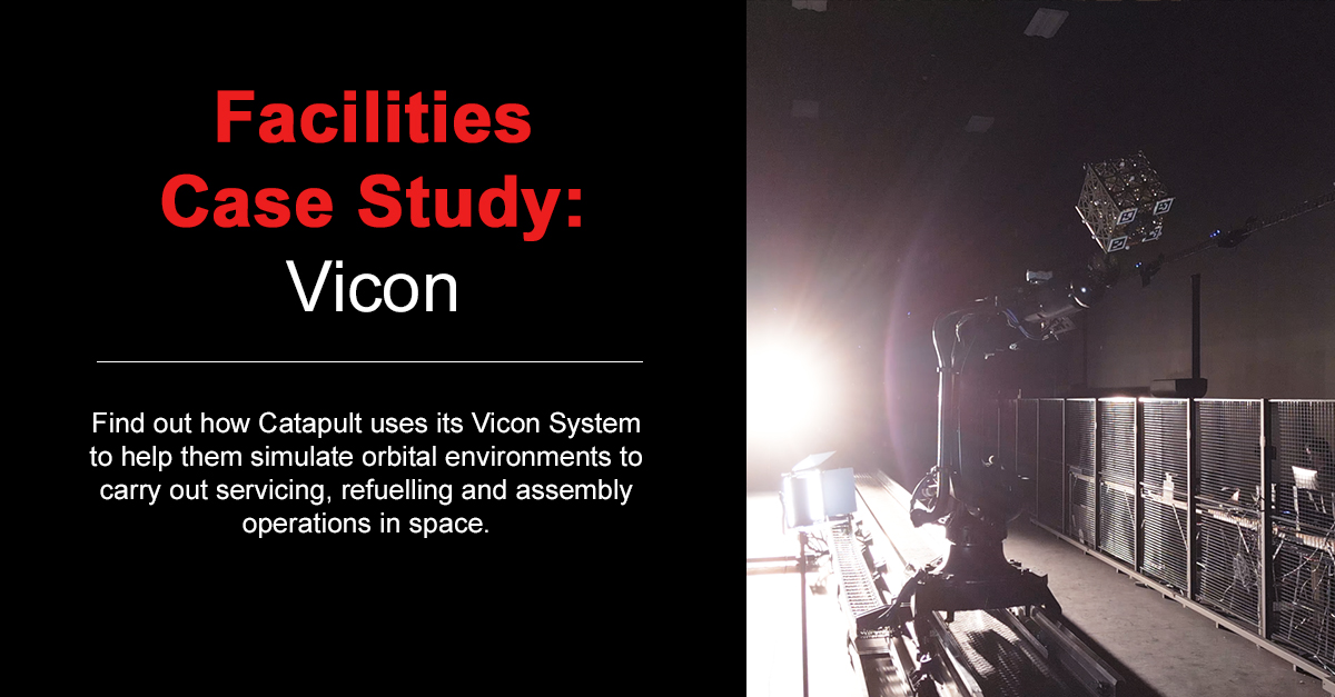 Our case study with @Vicon explores the use of their Vero camera system and Tracker software in our IOSM Yard which enables us to simulate an orbital environment, so customers can test close-proximity operations and prepare their tech for use beyond Earth! ow.ly/E6h750RHZOX