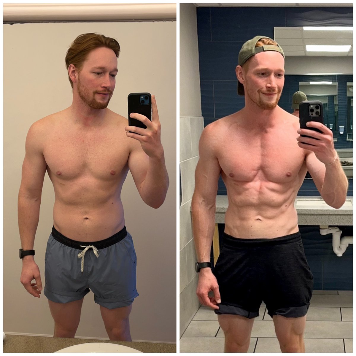 Another client win ✅ Skyler dropping just on 22lbs of body fat in 4 months. Training, nutrition, cardio all nailed down from the get go. Ticking the right boxes consistently is how it's done. No fucking about with nonsense.