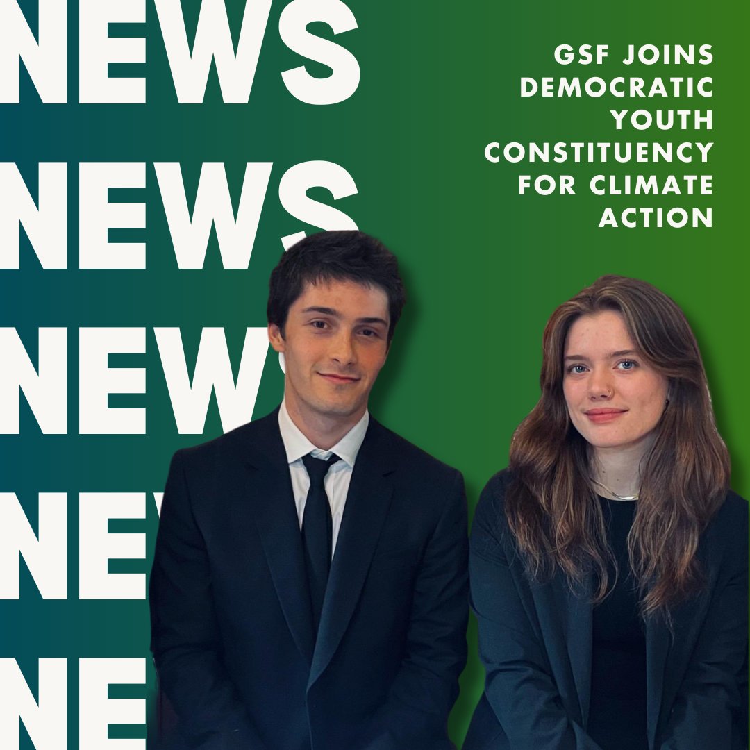 GREEN NEWS 🌍
GSF Joins Democratic Youth Constituency for Climate Action. Read more: globalstudentforum.org/gsf-joins-demo…
@YouthDemocracy_ @obessu @ESUtwt