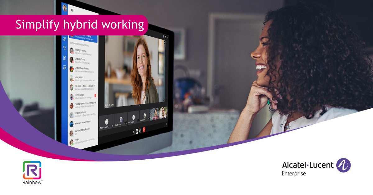Ready to revolutionize hybrid working? With our Rainbow #UnifiedCommunications solution, you can seamlessly connect and collaborate from anywhere. Click the link below for further details. ow.ly/n5KI50S0Efh #WhereEverythingConnects #Connectivity