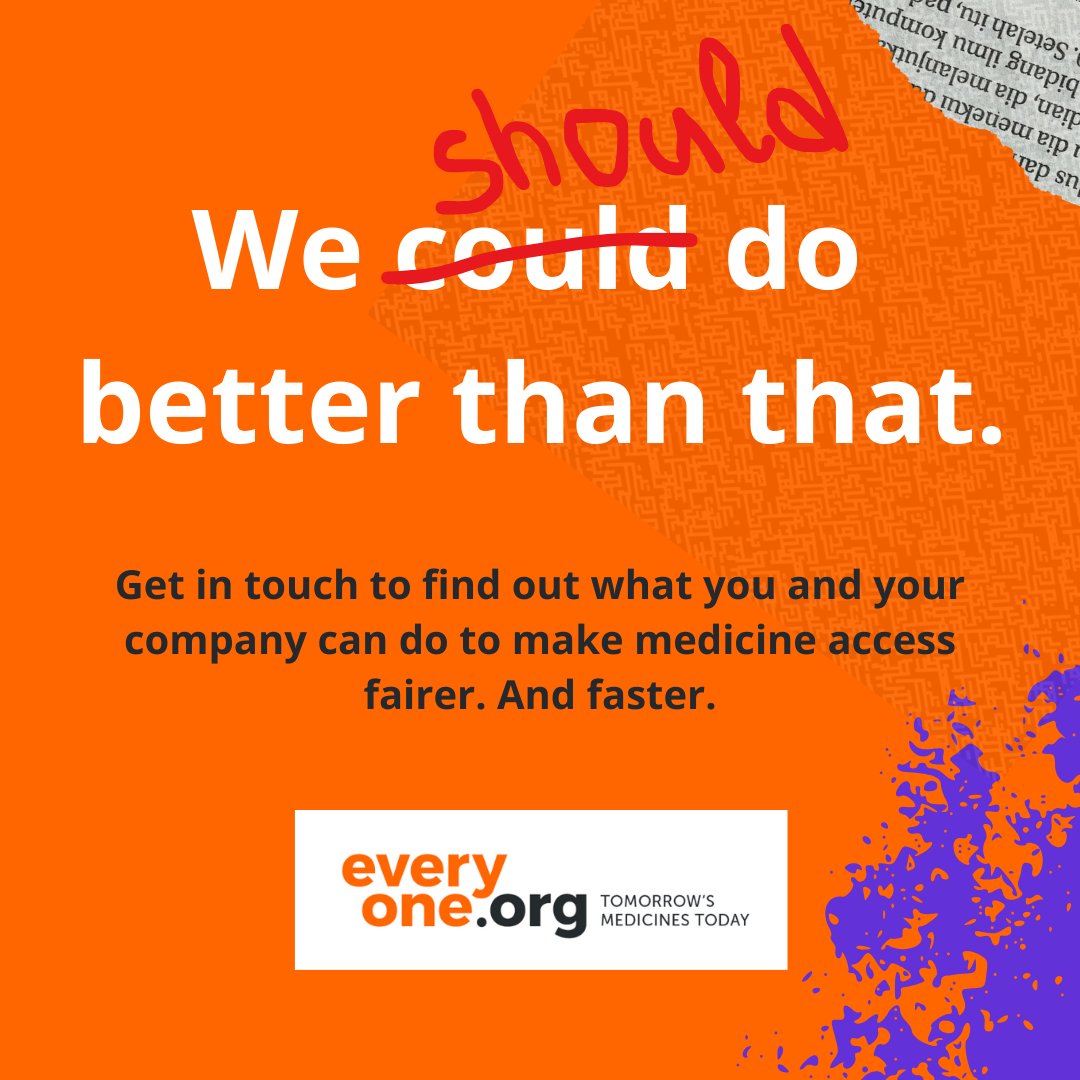 EveryoneDotOrg's tweet photo. Even waiting is a privilege. In the Middle East &amp; Africa, only 2% of medicines are available within a year of global approval, and just 17% ever reach the region. We can do better! From Named Patient Import to donation programs, there are ways to help. https://t.co/ECtwq6irqL https://t.co/p0k4AuaorD