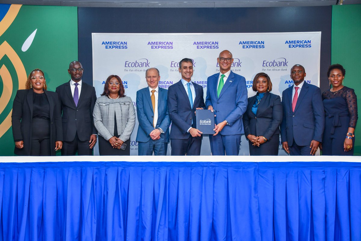 We are delighted to announce that Ecobank Group signed an agreement with American Express. The signing ceremony took place here Nairobi hosted by our MD Josephine Anan-Ankomah during the ongoing African Development Bank Group Annual Meetings 2024.

ow.ly/Jjyx50S0S8v