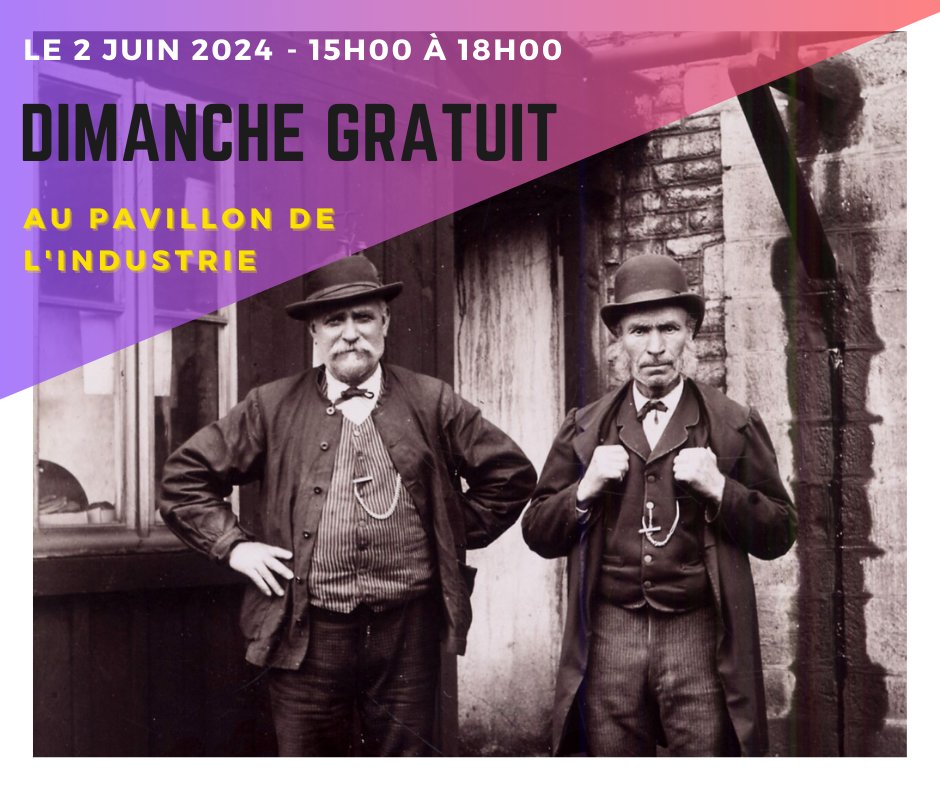 Ce dimanche 2 juin 2024, le Pavillon de l'Industrie vous ouvre ses portes gratuitement de 15h00 à 18h00 avec visite du Petit Théâtre de 14h30 à 15h00.
A l'aide de sa propre tablette numérique remise à l'entrée, chaque visiteur s'immerge dans l'histoire du Creusot.