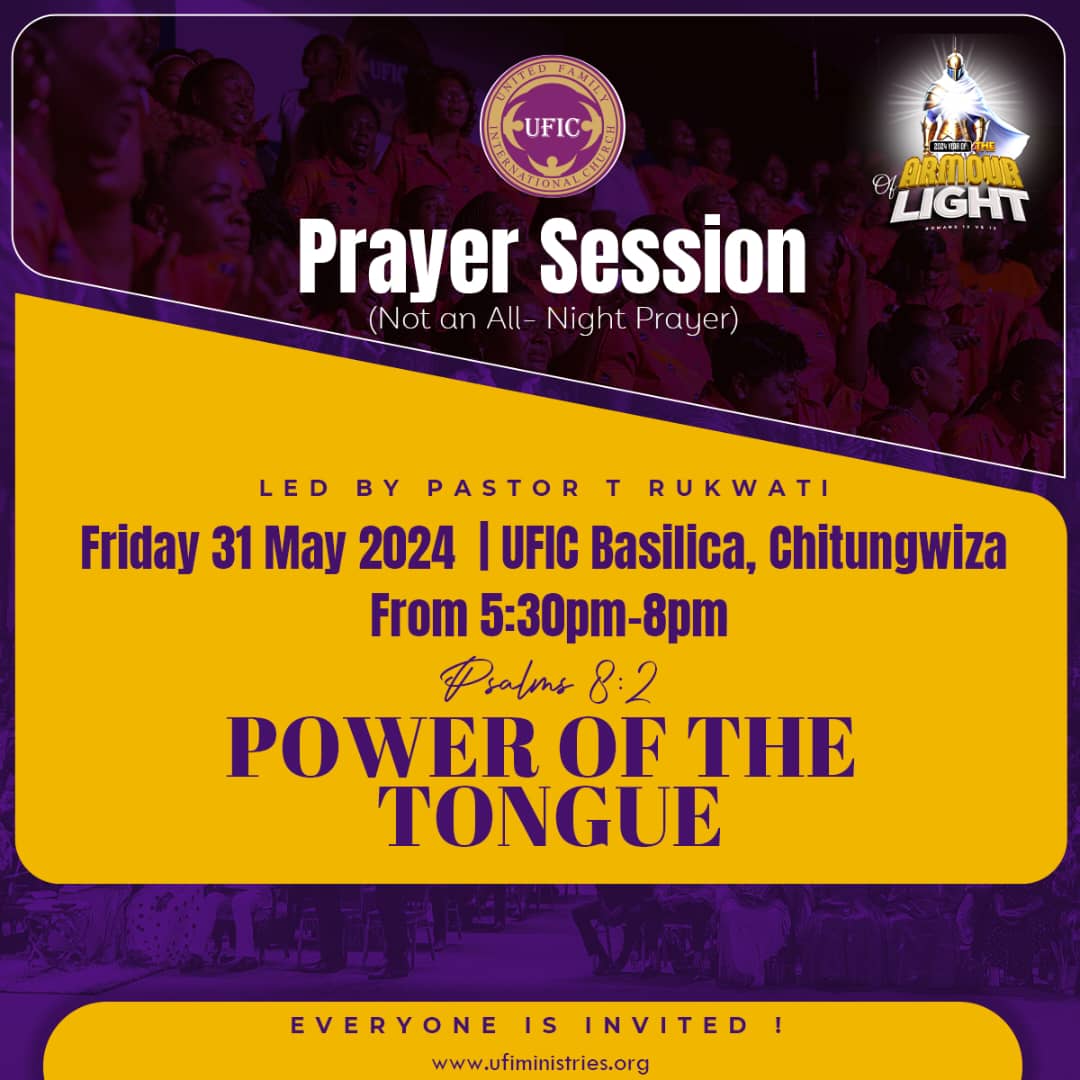 #prayersession #communicationwithGod #Fellowship #Worship #Intercession #UnitedFamilyInternationalChurch #EmmanuelMakandiwa
#RuthEmmanuelMakandiwa