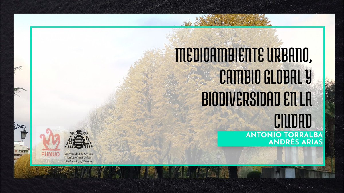 ATorralbaB's tweet photo. Pues parece ser que  volvemos a #PUMUO el curso que viene con  @andresarias_rg, de nuevo con la asignatura #Medioambiente urbano, cambio global y #biodiversidad en la #ciudad, esta vez en la sede de Oviedo. @uniovi_info https://t.co/RW0SKSCe64