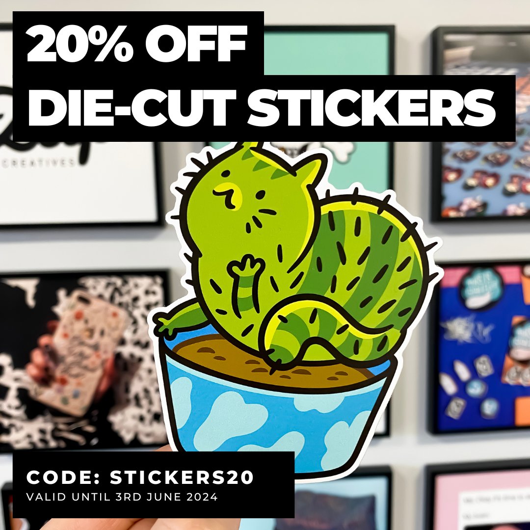 It's time to get your sticker game on! Get 20% off all sticker sheets with code: stickers20

Don't miss out! Valid until 10am (BST) 3rd June 2024.

Click here to enjoy this offer >>  tinyurl.com/ynf239da

#stickers #stickersheet #offer #merch #madeintheuk