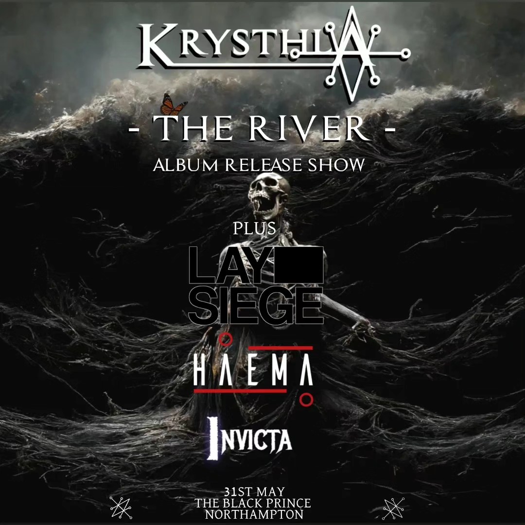 Fridays show! Krysthla + Lay Siege + HAEMA + Invicta Advance off sale now, so just rock up and pay on the door.
