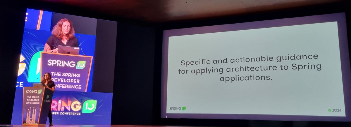Fantastic keynote at <a href="/spring_io/">Spring I/O</a> 🍃 <a href="/springjuergen/">Juergen Hoeller</a> <a href="/sdeleuze/">Sébastien Deleuze</a> <a href="/ciberkleid/">Cora Iberkleid 🚢</a>