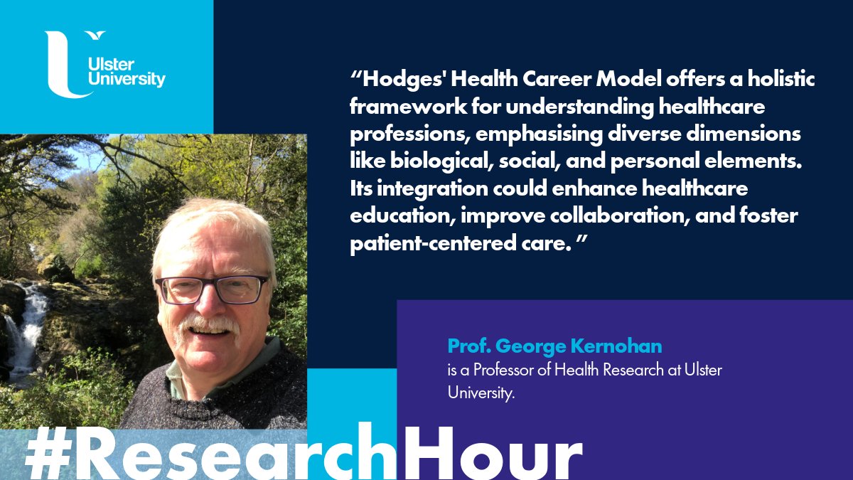 Ulster University (@ulsteruni) on Twitter photo #ResearchHour
Prof. George Kerohan's focus is improving the lives of people in need of support. Using Hodges’ Health Career Model, he is optimising healthcare delivery, promoting well-being, and patient-first care.
🔬: bit.ly/3woDdXU
#WeAreUU | <a href="/ProfessorPlay/">George Kernohan</a> #ResearchHour
Prof. George Kerohan's focus is improving the lives of people in need of support. Using Hodges’ Health Career Model, he is optimising healthcare delivery, promoting well-being, and patient-first care.
🔬: bit.ly/3woDdXU
#WeAreUU | <a href="/ProfessorPlay/">George Kernohan</a>