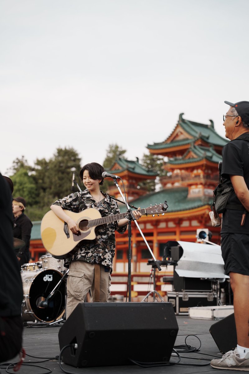 京都⛩ 平安神宮KYOTO SUNRISE🔥 photo by 髙田メタル カッコよく撮ってくださいました😁 ありがとうございます✨ @tkd_SpecialWeek