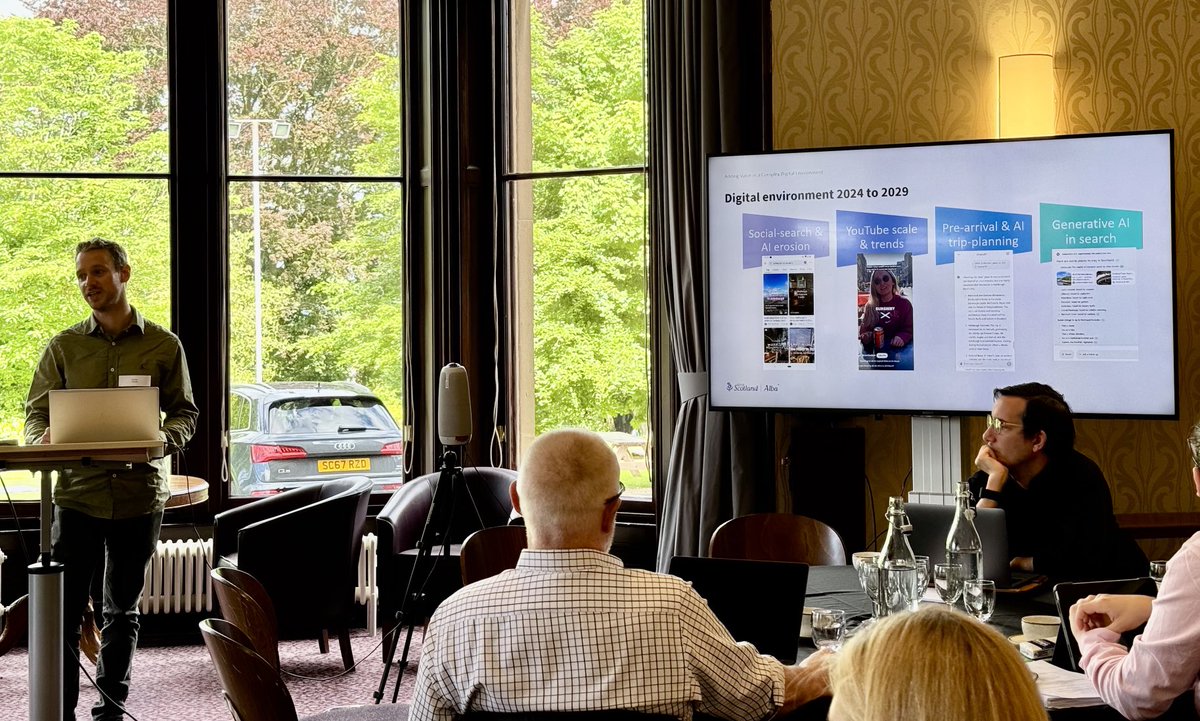 Ross Tinsley (@rossulik) on Twitter photo Our opening speaker Michael Graham <a href="/VisitScotland/">VisitScotland</a> on Adding Value in a Complex Digital Landscape <a href="/TourismENU/">TourismENU</a> <a href="/ENUBusSchool/">The Business School, Edinburgh Napier University</a> Emerging Technology in Aviation and Tourism Symposium Our opening speaker Michael Graham <a href="/VisitScotland/">VisitScotland</a> on Adding Value in a Complex Digital Landscape <a href="/TourismENU/">TourismENU</a> <a href="/ENUBusSchool/">The Business School, Edinburgh Napier University</a> Emerging Technology in Aviation and Tourism Symposium