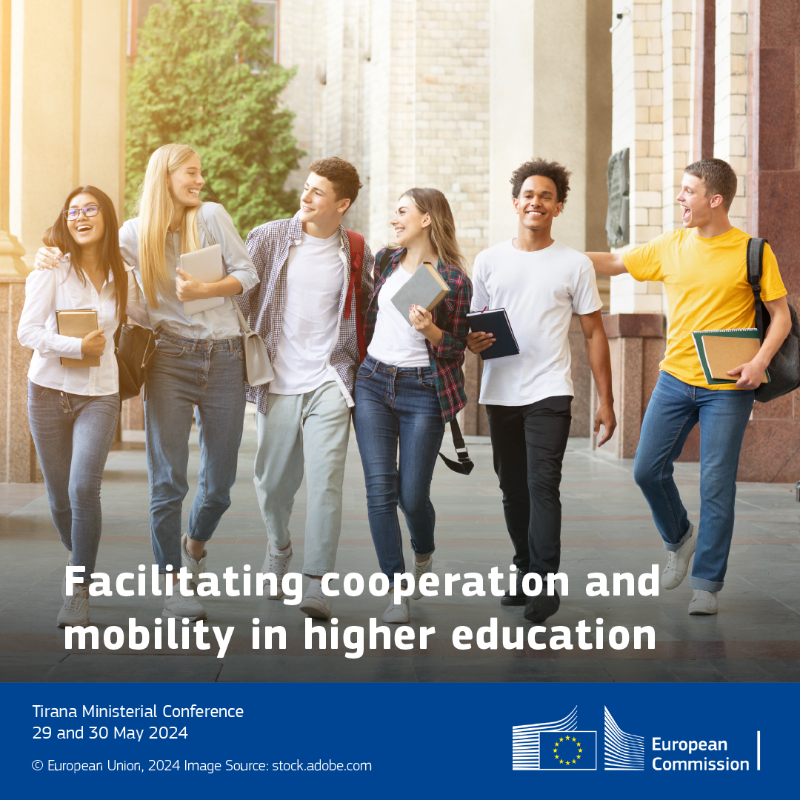 It is the last day of the Tirana Ministerial Conference that gathered the @EU_Commission and 47 countries to discuss the way forward towards a better-functioning European Higher Education Area (EHEA), for the benefit of all. 👐 How has higher education changed your path? ⬇️