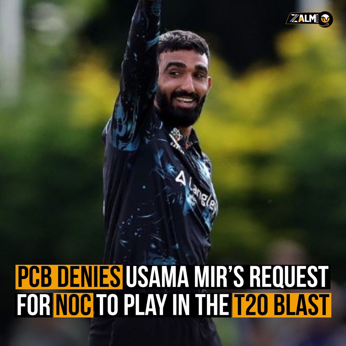 Usama Mir won't play in this year's T20 Blast as the PCB didn't issue him a No-Objection Certificate. He was slated to represent Worcestershire Rapids but was excluded from Pakistan's T20 World Cup squad.

#UsamaMir #PakistanCricket #ZalmiTV