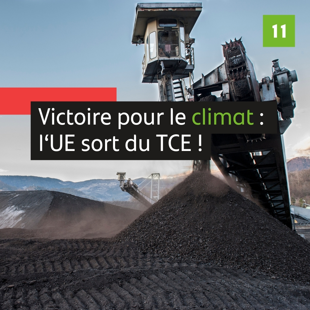 Ce 30/05, le Conseil 🇪🇺 a formellement approuvé le retrait de l’UE du Traité sur la Charte de l’énergie🥳
💡10 États (🇮🇹🇫🇷🇩🇪🇵🇱🇱🇺🇸🇮🇵🇹🇪🇸🇳🇱🇩🇰🇮🇪) ont déjà quitté ce traité ou annoncé leur retrait
💡1 accord pour neutraliser sa clause de survie va aboutir

🧐Qu’attends la 🇧🇪? #ExitECT