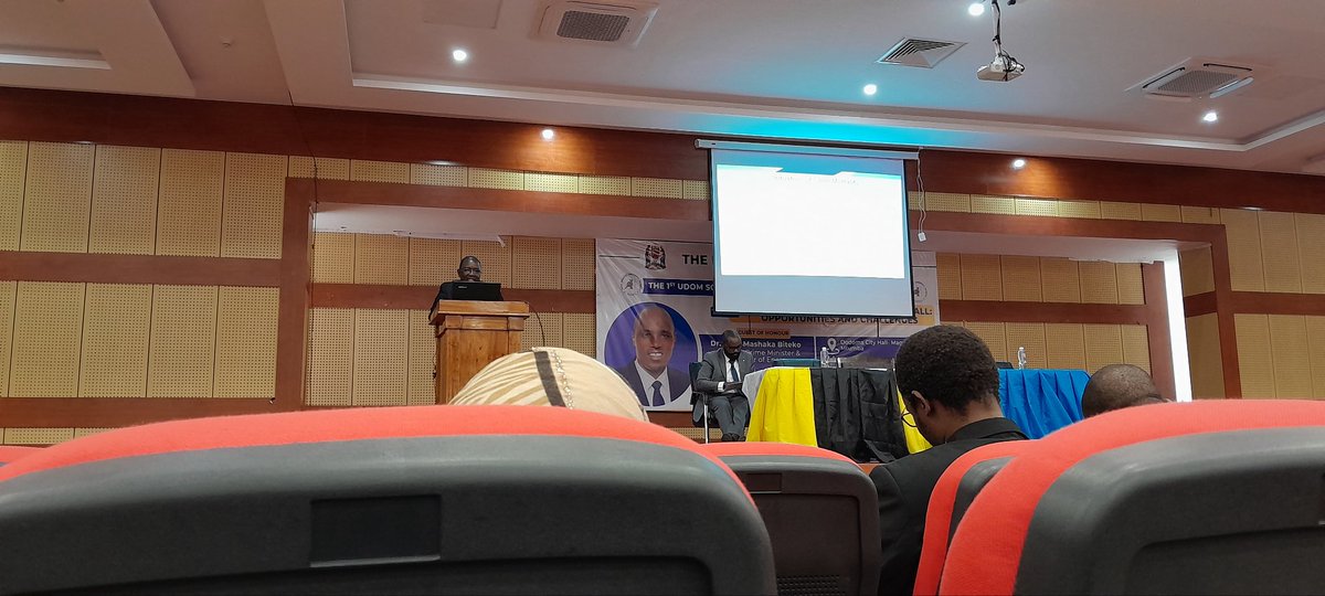 udom_public_hdp's tweet photo. Plenary 2 on Strategies for Reducing Maternal &amp; Neonatal Mortality by  Dr. Ahmad Mohammed Makuwani, Director RMNCAH- @wizara_afyatz.

What is secret of reducing maternal mortality rate to 104 in Tanzania? 
●Access of services was made easy
● ⬆️ Clinical practices.
#USCHE2024 https://t.co/eco6sGatBU