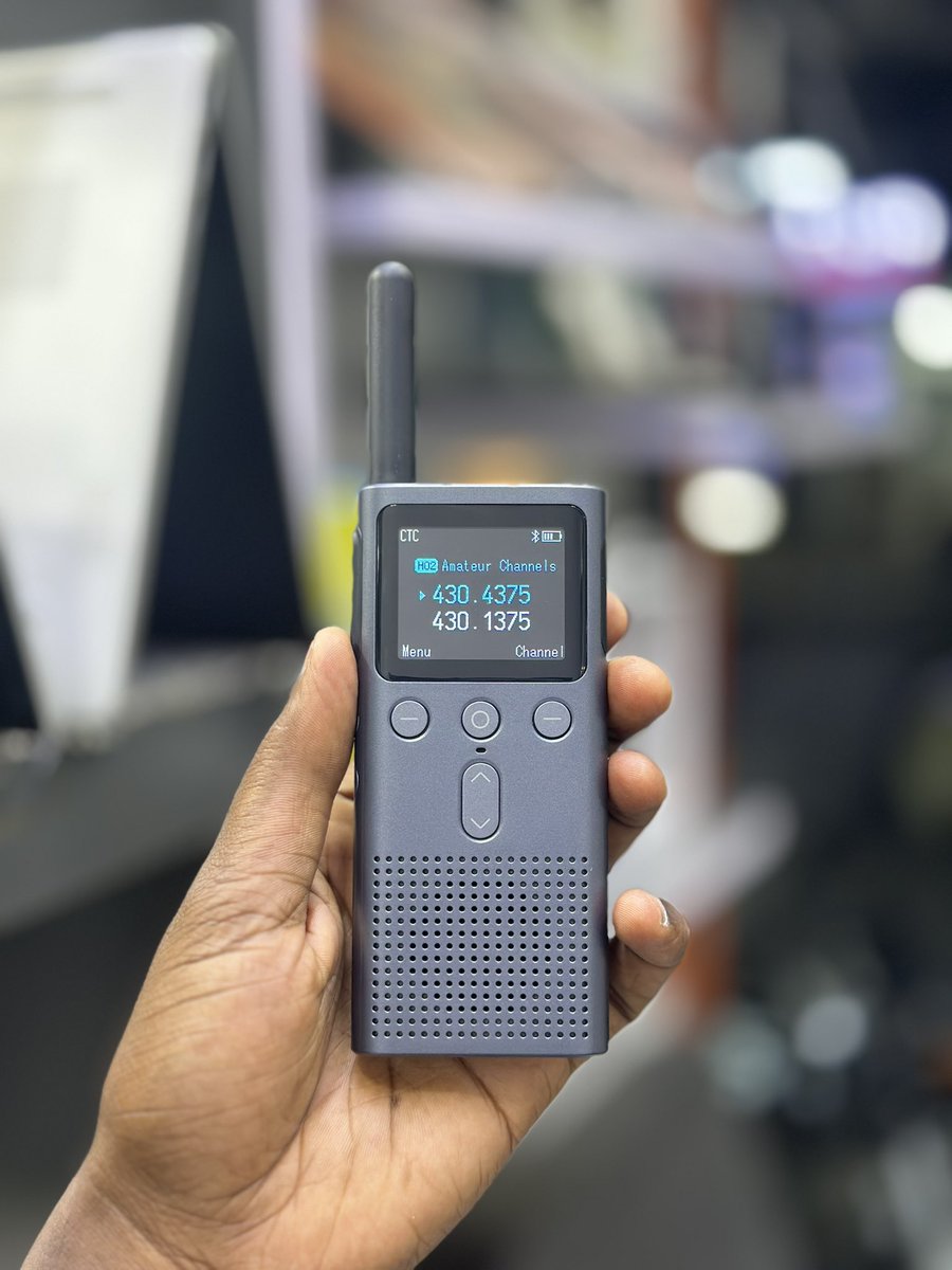 Xiaomi Walkie-talkie 2S
(Radio Call)

Specifications;
Ultra-light Ultra-thin
Support Bluetooth Headset Connection
Ultra-long Standby Outdoor
Water resistant IP55
Maximum range up to 5Km

Price 350,000 Tsh each

 📞/WhatsApp 0753902779

📍Makumbusho SQUARE