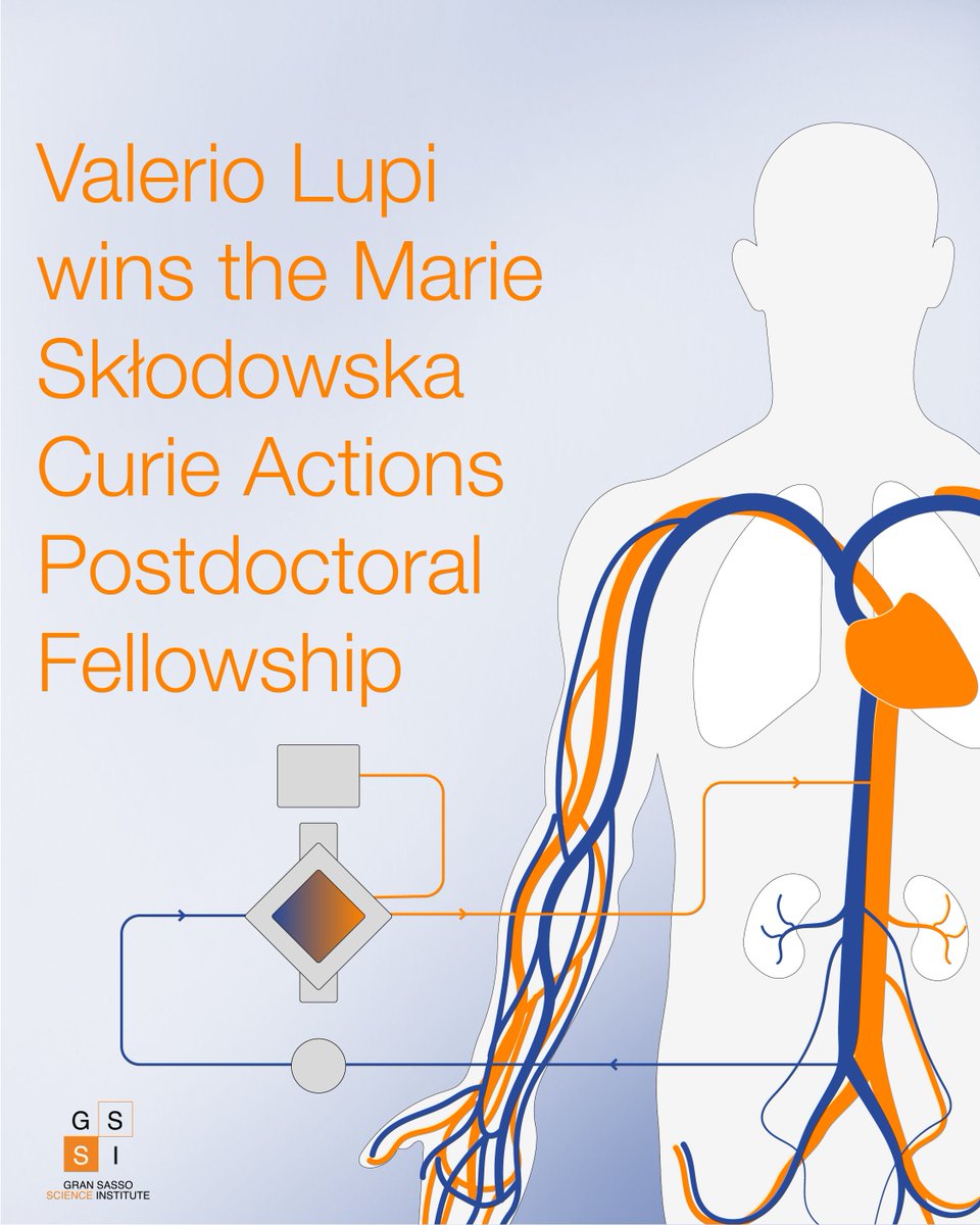 Valerio Lupi, a postdoctoral #Maths researcher at the #GSSI, was awarded a #MarieCurie fellowship for his project #STETHOS (Stability and transition in extracorporeal blood flow devices: understanding flow-induced hemolysis and thrombogenesis) 

ℹ️shorturl.at/Bzjxv