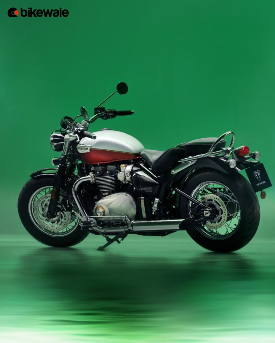 BikeWale's tweet photo. What do you think about the new 2024 colour scheme for the #Triumph #BonnevilleSpeedmaster that has been unveiled overseas?
To know more download the BikeWale App now: https://t.co/WuK8AOt63f
#triumphspeedmaster #bwphotos #bikes #motorcycles #bikeupdates #motorcycleupdates https://t.co/bMJjwap0kt
