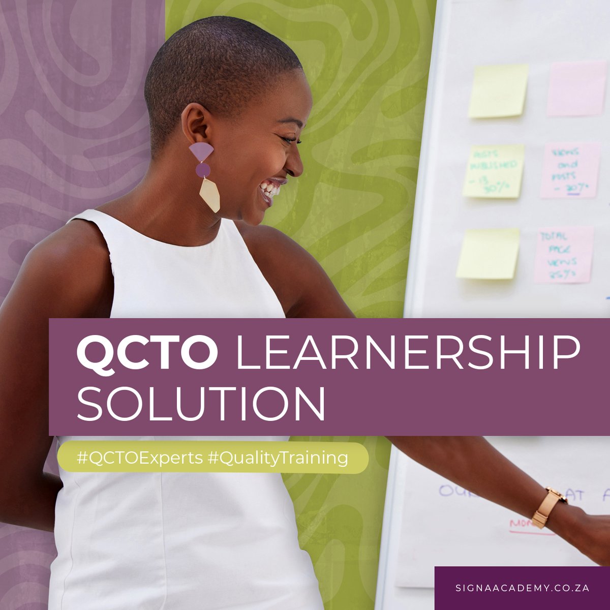 SignaAcademy's tweet photo. Stay ahead of the curve with our QCTO learnership solution! Our dedicated teams are ready to deploy your QCTO learnership programmes. Partner with us to ensure a smooth transition and exceptional results: https://t.co/TOBUoGKeUW https://t.co/4Dq61mso94