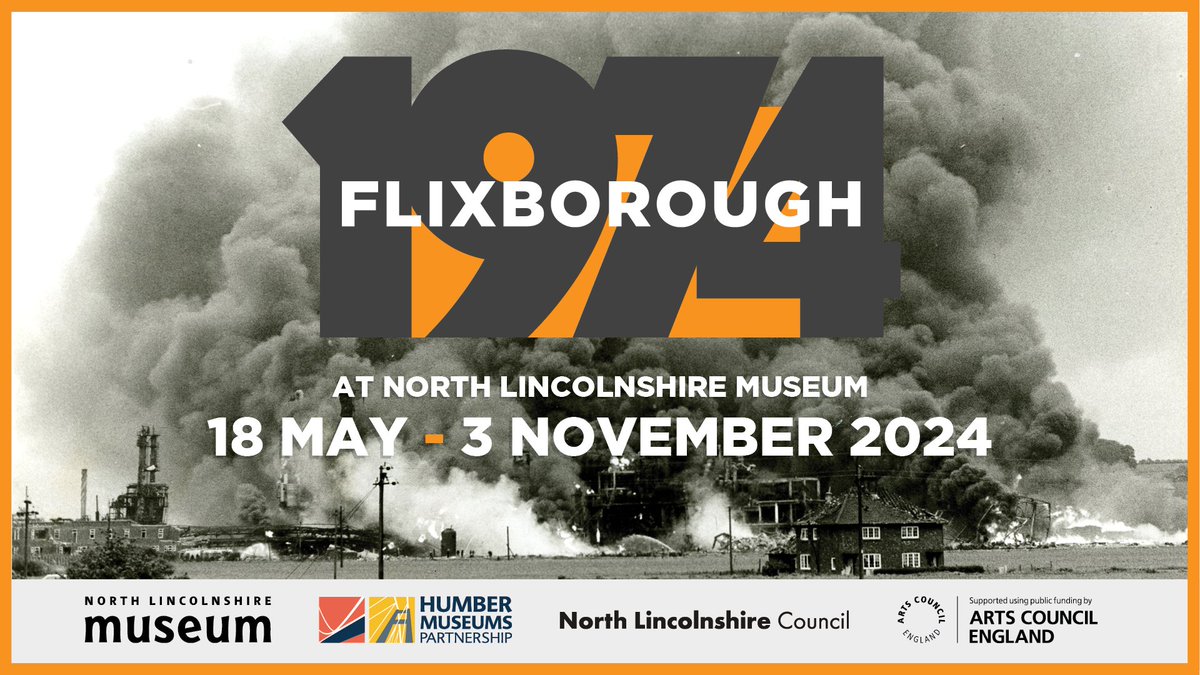 Normanby recommends: Flixborough 1974 at @Northlincmuseum 50 years on, this exhibition tells the story of the explosion at the Flixborough Nypro chemical plant in June 1974 through the memories of local people...1/2