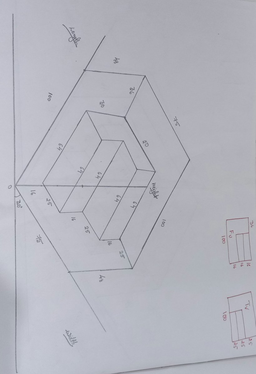 omkumar49672652's tweet image. ISOMETRIC DRAWING OF STAIRS WITH ORTHOGRAPHIC PROJECTION 
#drawing #isometricprojection #orthographicprojection #engineering #grafics