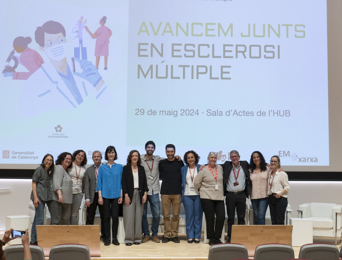 hbellvitge's tweet photo. ➡️Amb motiu del #DiaMundialEsclerosiMúltiple, el servei de @NeurologiaHUB va organitzar ahir una jornada per a pacients: “Avancem junts en esclerosi múltiple”, per debatre com la malaltia afecta l’embaràs i la planificació familiar.
ℹ️ https://t.co/kknCmLpmBE
#EM #orgullbellvitge https://t.co/ayNuv0qGke