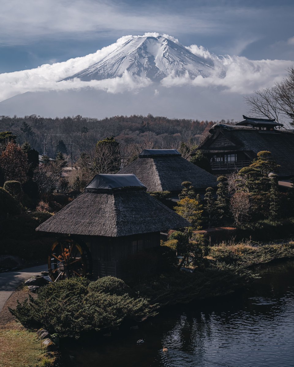 龍の巣みたいな富士山。