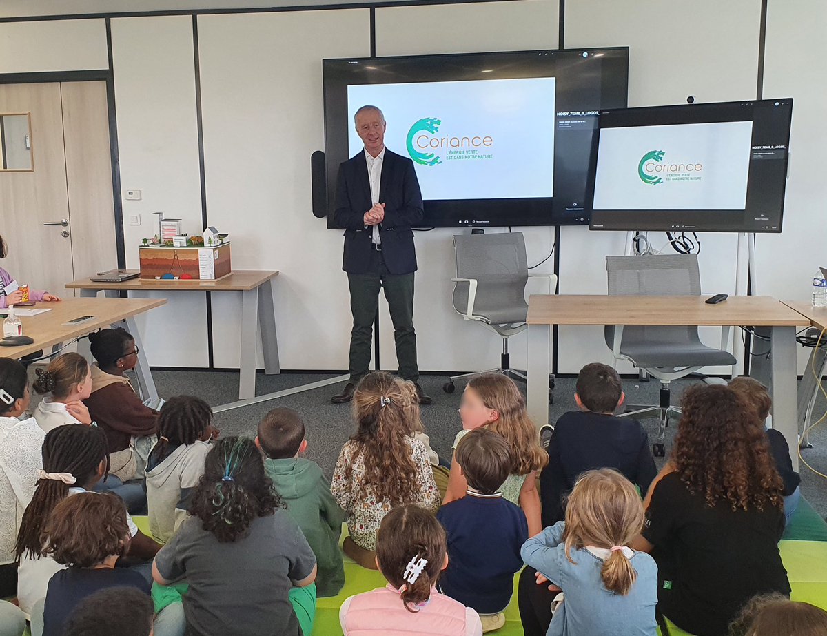 yves_lederer's tweet photo. Hier, dans le cadre de la Journée internationale des familles, j’ai accueilli une vingtaine d’enfants de collaborateurs Coriance au siège du Groupe, à Noisy-le-Grand. 
Une belle réussite grâce à l'implication de Valérie, notre référente QVCT. https://t.co/NsdWltDPAa