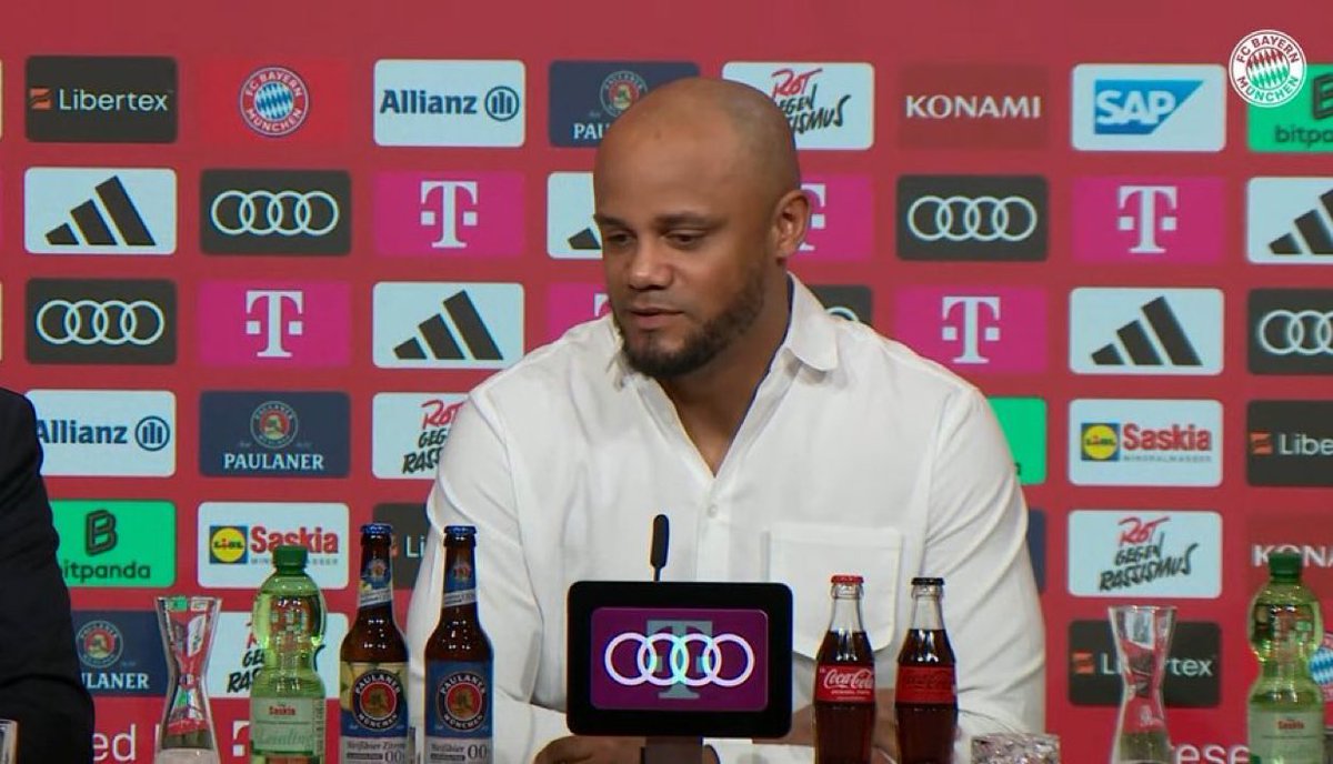 BayernGer_'s tweet photo. كومباني: "لقد تحدثت مع أولي هونيس. أعلم أيضًا من كارل هاينز رومينيجه أنني لست قرار ماكس وكريستوف فحسب، بل أيضًا قرار أولي وكارل هاينز. بالنسبة لي، ليس من المهم جدًا أن يقتنع الجميع بذلك". أنا متأكد من ذلك مسبقًا، ولكن بعد ذلك من خلال عملي على أرض الملعب، أنا متأكد من أنهم سيكونون راضين عن عملي".