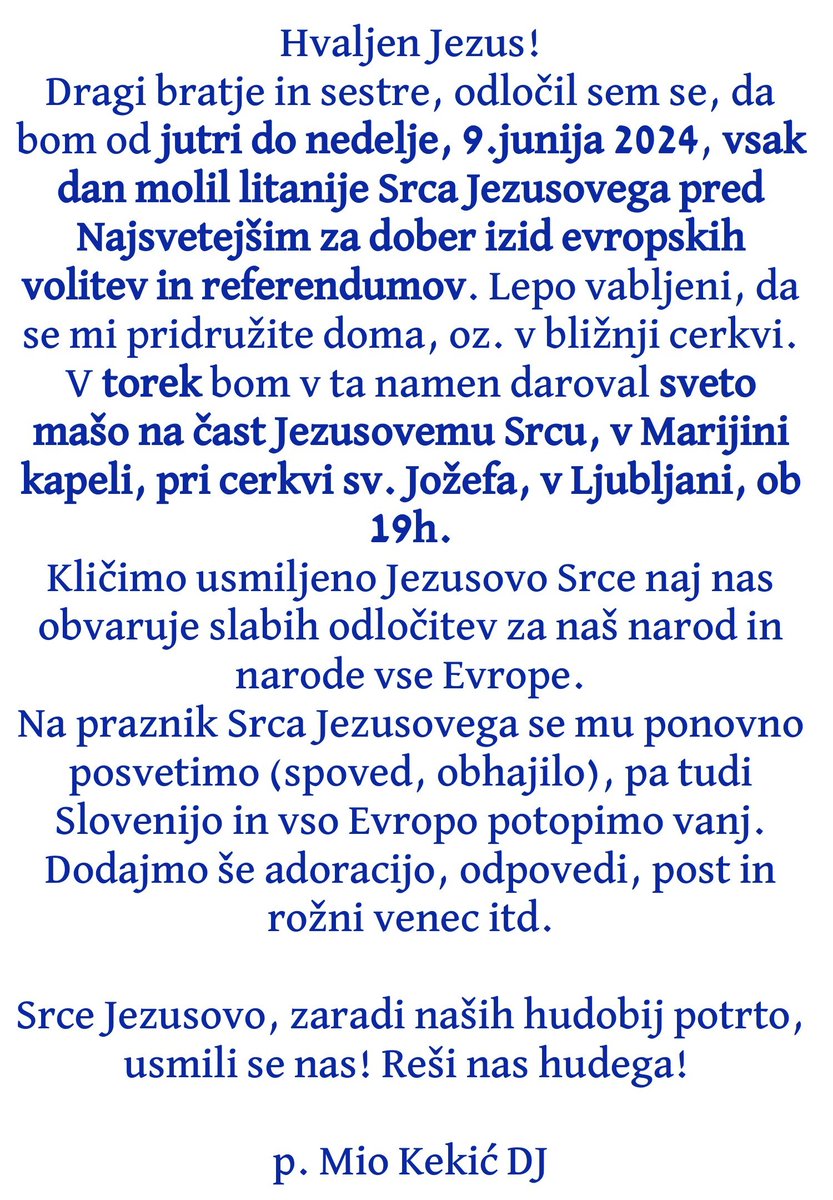 Krscanski_mozje's tweet photo. #Misel #Molitev #Vabilo
Molitev za dober izid evropskih volitev. https://t.co/H7xmu2pGdY