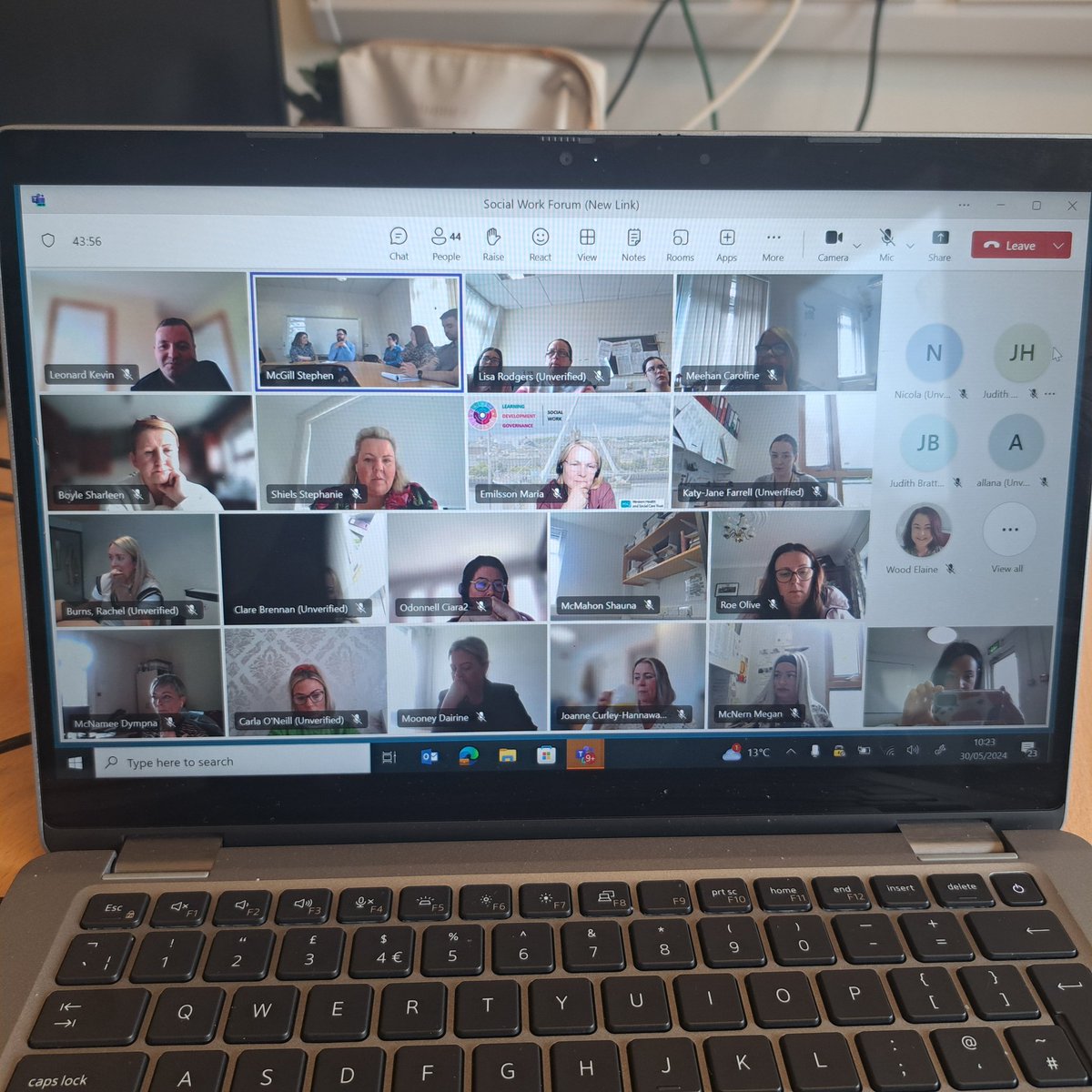 LoughlinWyn's tweet photo. The first Children and Families Social Work Forum, hosted by our Omagh, Family and Child Care Team, lovely conversations 😊 https://t.co/Atef3NlRb4