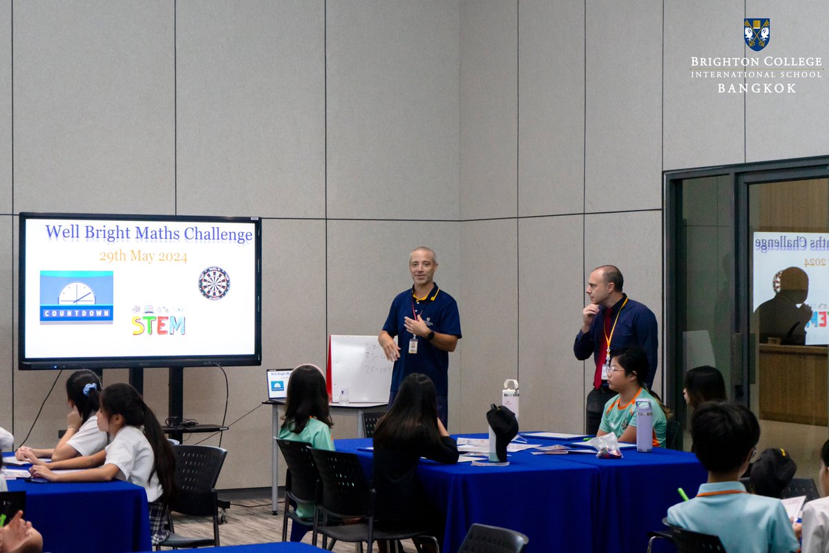 Year 5 and 6 pupils of Brighton College Bangkok and Wellington came together for a unique morning of problem-solving and mathematical challenges. Collaborating in various different ways, they tackled open-ended tasks, which promoted discussion and reasoning skills.