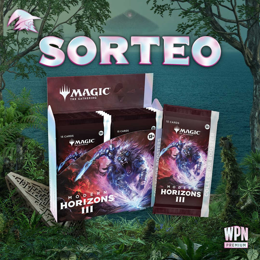 MagicBarcelona_'s tweet image. 👘 ¡Sorteamos una Caja de Collector de #MTGMH3!

¿Serás tú el que consiga hacerse con ella? ¡Sigue estos pasos y participa! ⤵️

🔹Síguenos
🔹Haz RT
🔹Etiqueta a 2 amigos

¡Tienes hasta las 11:59h del jueves día 13 de junio para participar!