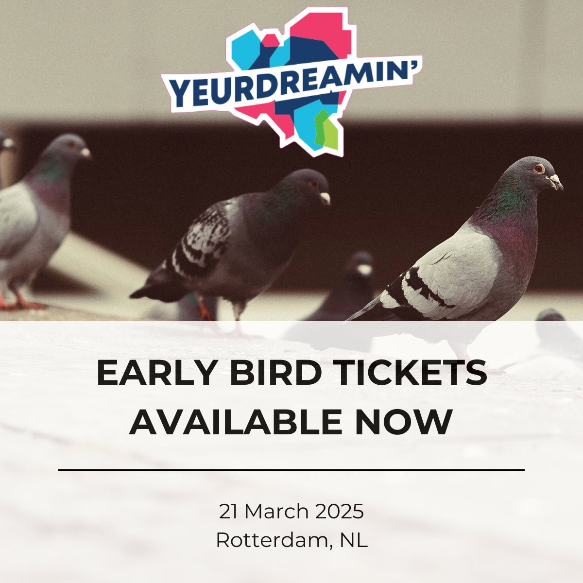 Ticket sales for our next conference has started. 
Claim your early bird ticket now! bit.ly/YD25 

We’ll meet on 21 March 2025 in Rotterdam, The Netherlands.

Ready to unleash your inner trailblazer? Tomorrow starts with a dream!

#Salesforce #DutchSFCommunity #YD25