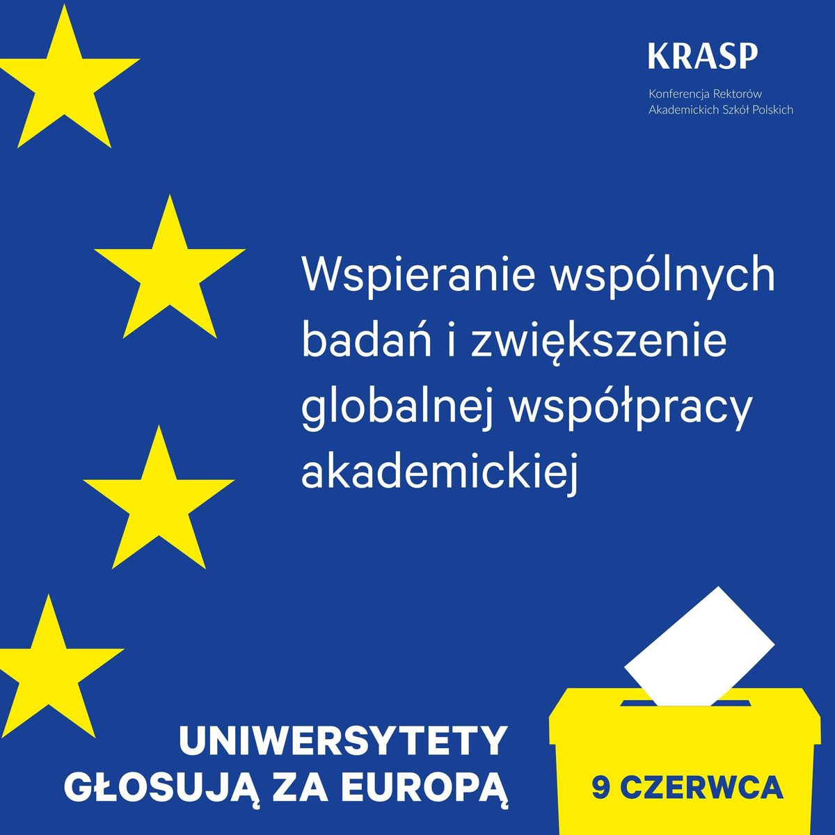 Co zyskujemy w Unii Europejskiej? 🇪🇺 UE ułatwia transgraniczną współpracę badaczy europejskich oraz inwestuje na dużą skalę w badania i innowacje. Promuje globalną współpracę swoich uniwersytetów i instytucji badawczych. #UniwersytetyGłosująZaEuropą