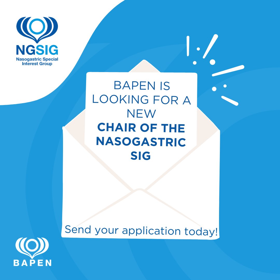 The NG Special Interest Group is a multidisciplinary forum which aims to review national and local data including approaches in managing nasogastric tube therapy.

The Chair position is open for applications - find out more: bit.ly/3yMimOY