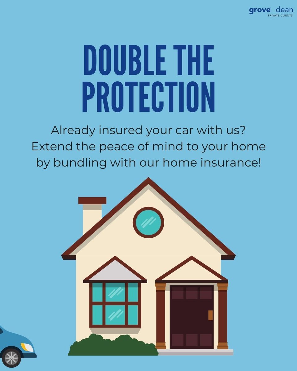 If you're already insured with us for your car, it's time to safeguard your home too. Double the protection, double the peace of mind! 🚗🏡