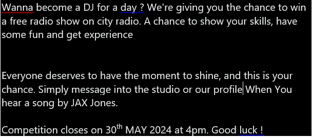 CityRadioStudio's tweet photo. https://t.co/2SzZC6bVJT