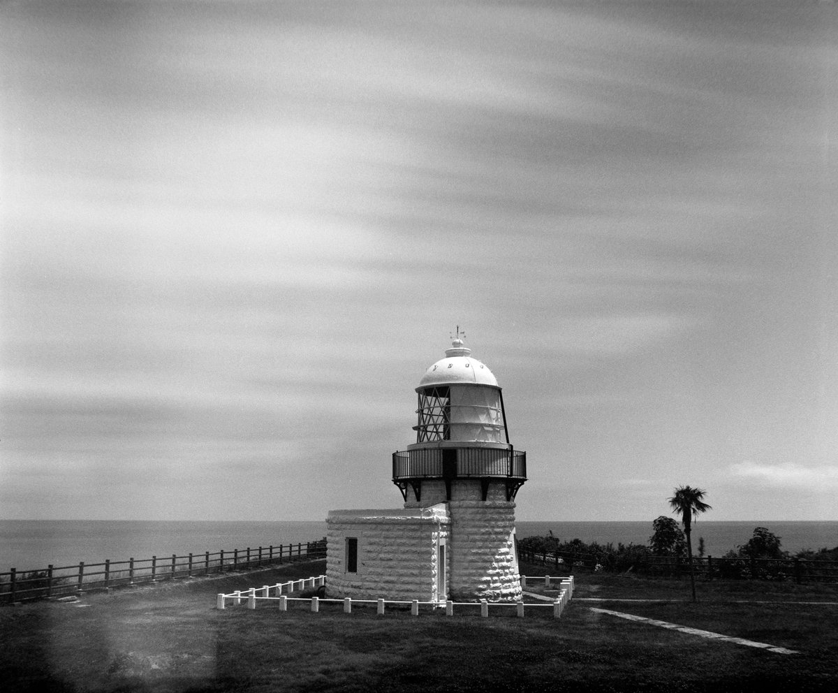 「能登半島最先端」 #Mamiya #RB67 #白黒 #モノクロ #自家現像 #石川県 #禄剛崎灯台