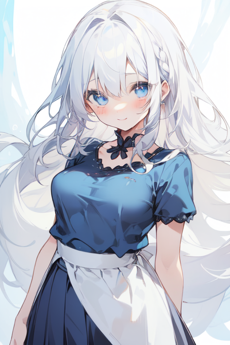 「blue eyes long hair」 illustration images(Latest)｜5pages