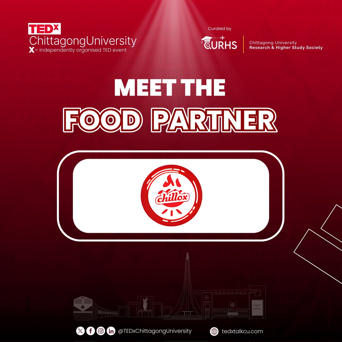 TEDx_CU's tweet photo. Once again, we are overwhelmed to join hands with Chillox as our ๐๐ผ๐ผ๐ฑ ๐ฃ๐ฎ๐ฟ๐๐ป๐ฒ๐ฟ๐๐ต๐ถ๐ฝ is on board for TEDxChittagongUniversity 2024.
Book your tickets at https://t.co/vMjdIZj5lQ
#anewtomorrow
#tedxchittagonhuniversity #tedtalk #CURHS https://t.co/4z45IzQ4XW