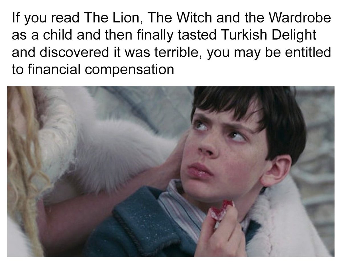 Narnia was a lie 😫