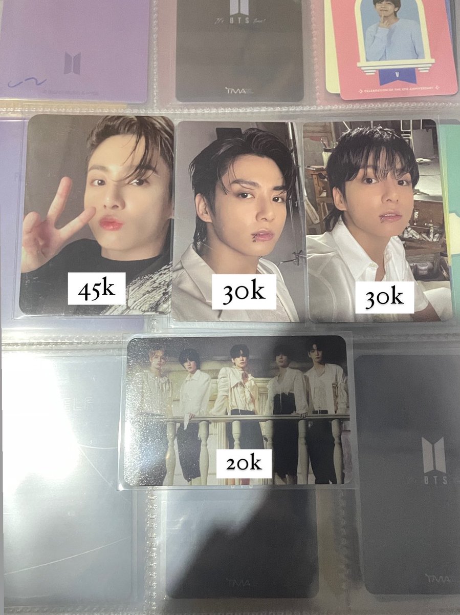 help rt please ! ♡

WTS WANT TO SELL
photocard bts jungkook txt ready ina

❌ exc adm + packing
✅ bisa satuan 
✅ keep event with dp
💸 on pict

📍semarang

❌ HNR ❌

yg mau bisa dm yaa, thank youu ! 💗

tag. wts wtb pc photocard jungkook bts golden txt minisode 3 weverse ver