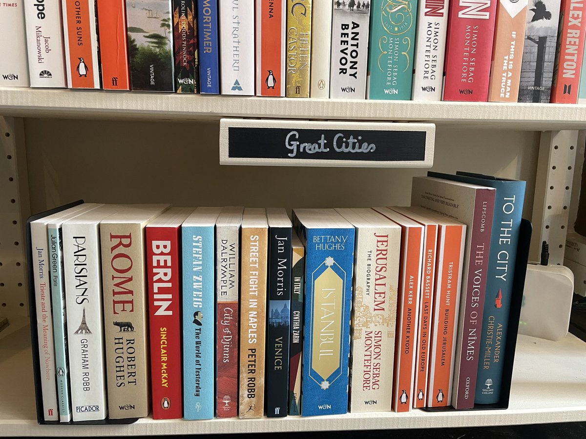 Bookish twitteryxers of the world. Any further suggestions for our Great Cities section? Primarily non-fiction…although do we one day sat interspersing fiction and non-fiction 😬