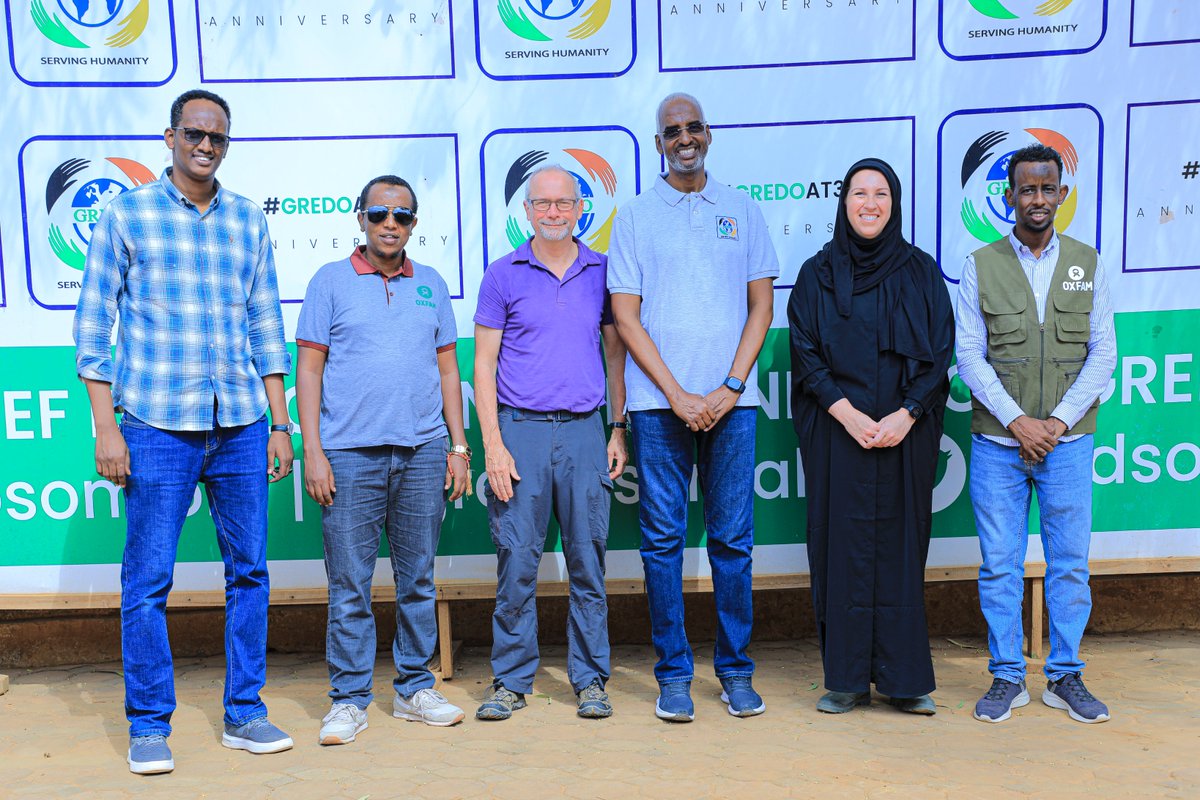 We were honored to host @Oxfam delegation led by #Andy - Public Health Engineer and #Michele - Public Health Promotion Lead in Baidoa to see firsthand the impact of our WASH programs and assess the overall humanitarian situation and the need for improving WASH initiatives. Our